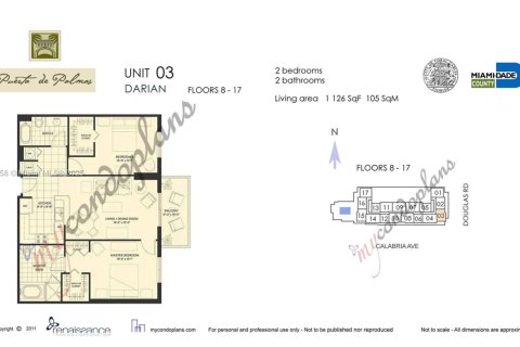 Condo in Coral Gables, Florida, 2 bedrooms  № 1953036 - photo 11