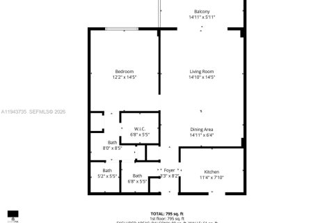 Copropriété à vendre à Miami Beach, Floride: 1 chambre, 88.26 m2 № 2001130 - photo 24