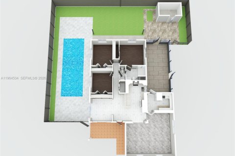 House in Hollywood, Florida 3 bedrooms, 131.55 sq.m. № 2026804 - photo 11