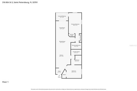 Condo in Saint Petersburg, Florida, 2 bedrooms  № 2388257 - photo 19