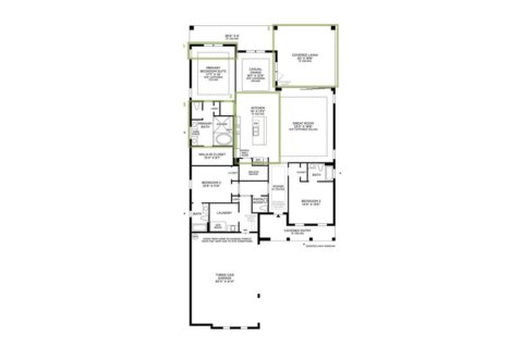 Townhouse floor plan «231SQM AVERY ISLAND COLONIAL», 3 bedrooms in THE ISLES AT LAKEWOOD RANCH