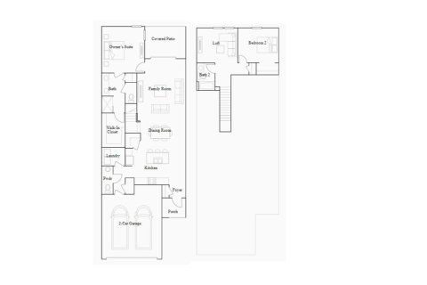 Планировка виллы или дома «162SQM» 2 спальни в ЖК MIRADA
