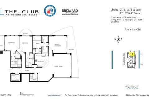 Copropriété à vendre à Fort Lauderdale, Floride: 3 chambres, 213.68 m2 № 1065556 - photo 1