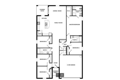 Development floor plan «House», 5 bedrooms in Royal Highlands by LGI Homes
