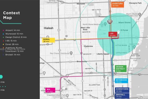 Propiedad comercial en alquiler en Miami, Florida № 1060007 - foto 1