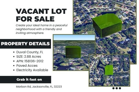 Terreno en venta en Jacksonville, Florida № 2096022 - foto 17