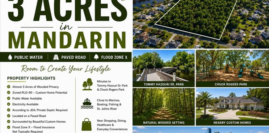 Terreno en Jacksonville, Florida № 2096022