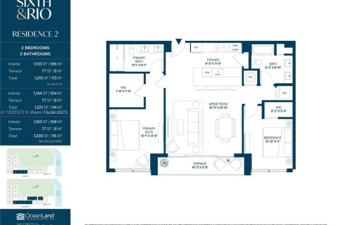 Condominio en venta en Fort Lauderdale, Florida, 2 dormitorios, 105.26 m2 № 1980304 - foto 2