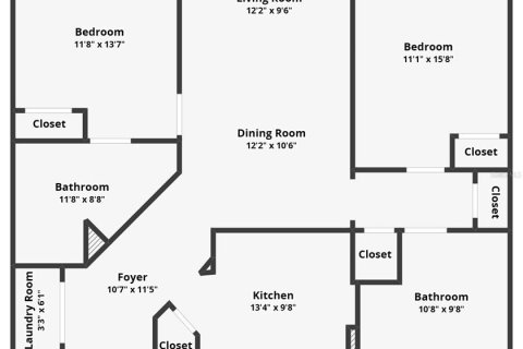 Купить кондоминиум в Орландо, Флорида 6 комнат, 103.31м2, № 1812830 - фото 4