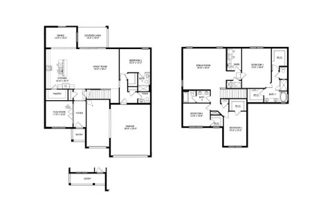 House floor plan «House», 4 bedrooms in Star Farms at Lakewood Ranch - Emerald