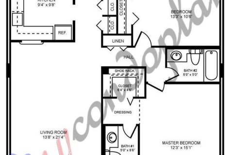 Condo in Hollywood, Florida, 2 bedrooms № 2246610 - photo 15