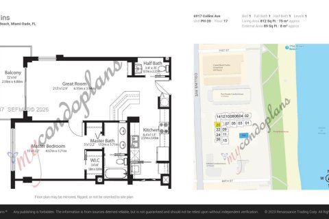 Copropriété à louer à Miami Beach, Floride: 1 chambre, 75.44 m2 № 2054079 - photo 13