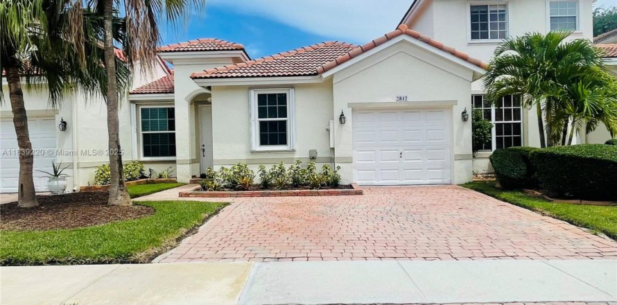 Townhouse in Miramar, Florida 3 bedrooms, 109.44 sq.m. № 1827432