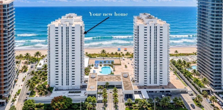 Condo à Pompano Beach, Floride, 2 chambres  № 2402352