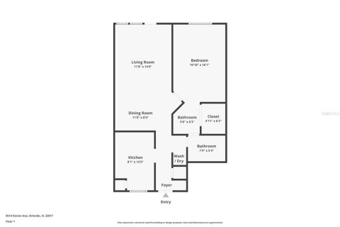 Condo in Orlando, Florida, 1 bedroom  № 2211363 - photo 2