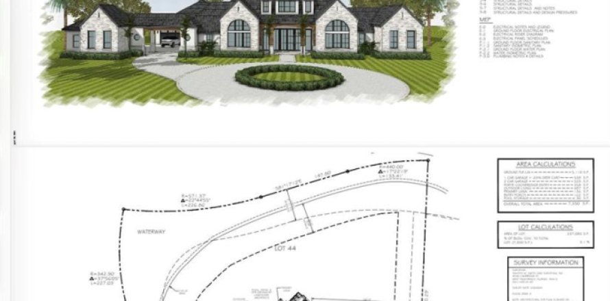 Villa ou maison à West Palm Beach, Floride 5 chambres, 474.73 m2 № 2078084