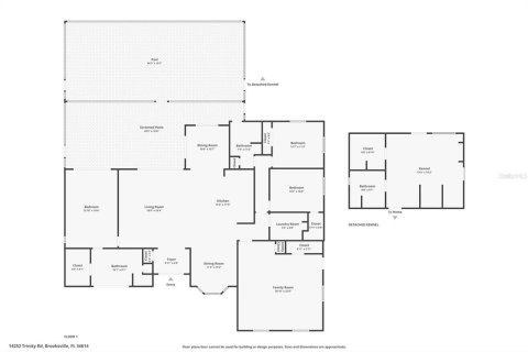Villa ou maison à louer à Brooksville, Floride: 4 chambres, 244.33 m2 № 2199232 - photo 24