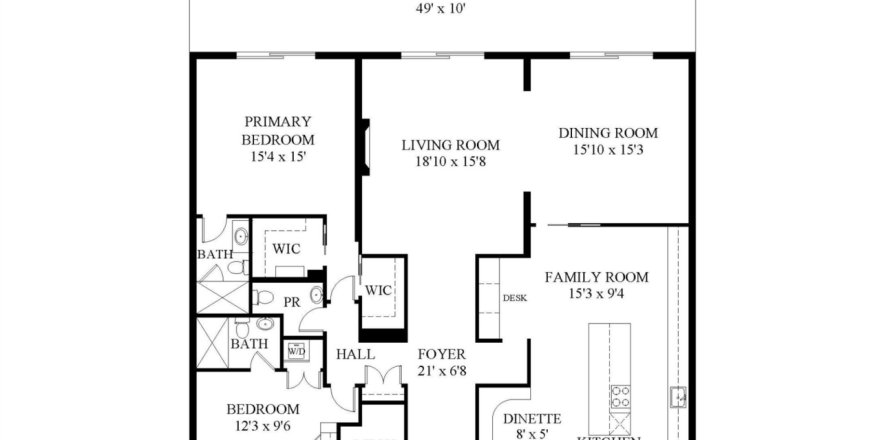 Condo à Palm Beach, Floride, 2 chambres  № 952221