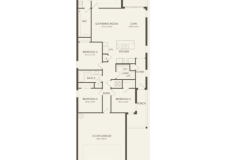 House floor plan «House», 4 bedrooms in Arden Preserve by Pulte Homes