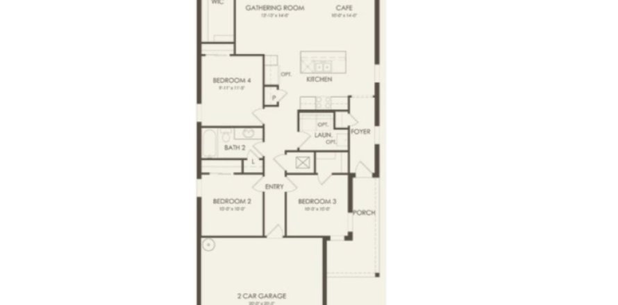 House in Arden Preserve by Pulte Homes in Land O' Lakes, Florida 4 bedrooms, 147 sq.m. № 412580