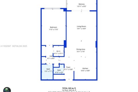 Copropriété à louer à Aventura, Floride: 1 chambre, 99.03 m2 № 1991074 - photo 24