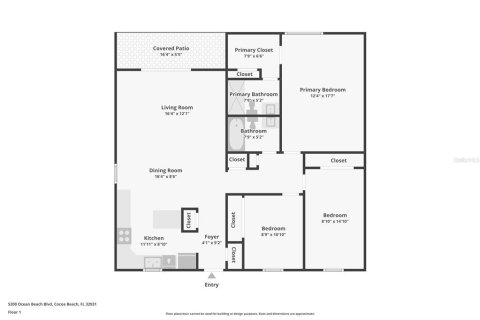 Condo in Cocoa Beach, Florida, 3 bedrooms  № 2142442 - photo 29