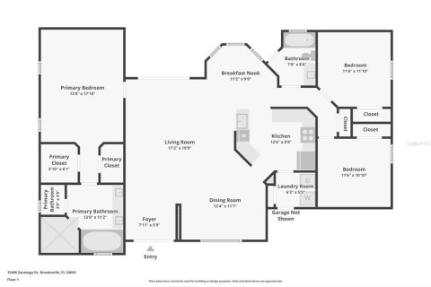House in Brooksville, Florida 3 bedrooms, 158.68 sq.m. № 2216087 - photo 8