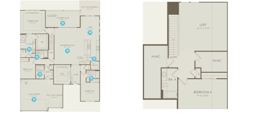Propriété à Del Webb Wildlight 4 chambres, 310 m2 № 502380