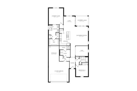 Планировка виллы или дома «207SQM» 3 спальни в ЖК VENTANA POINTE