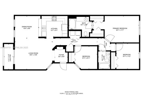Condominio en alquiler en Doral, Florida, 3 dormitorios, 112.13 m2 № 1992947 - foto 17