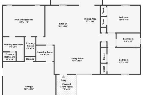 House in Lakeland, Florida 3 bedrooms, 153.01 sq.m. № 2423920 - photo 4