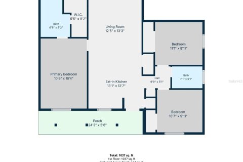 Villa ou maison à louer à Tampa, Floride: 3 chambres, 100.33 m2 № 2380533 - photo 2
