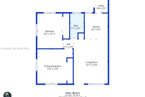 Villa ou maison à louer à Dania Beach, Floride: 2 chambres, 155.52 m2 № 1997651 - photo 14