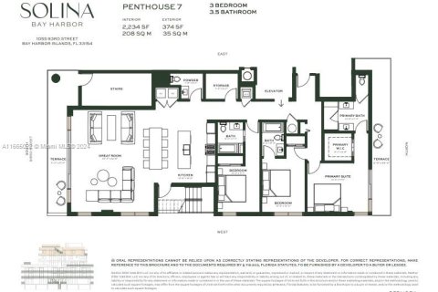 Condominio en venta en Bay Harbor Islands, Florida, 3 dormitorios, 216.83 m2 № 1985388 - foto 14