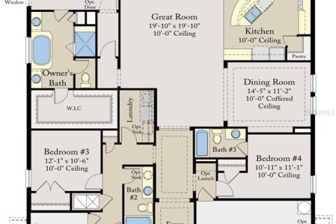 Villa ou maison à vendre à Wesley Chapel, Floride: 4 chambres, 243.13 m2 № 2150248 - photo 2