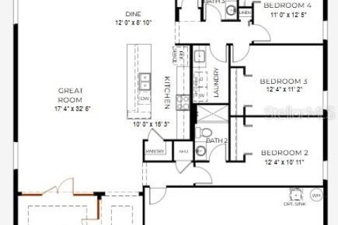 House in Lakeland, Florida 4 bedrooms, 229.56 sq.m. № 1653745 - photo 9