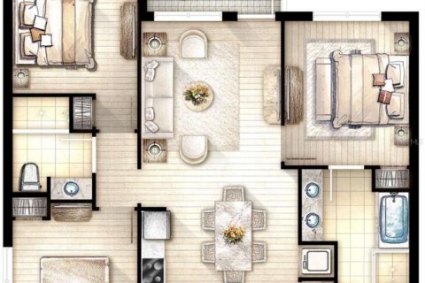 Condo in Orlando, Florida, 3 bedrooms № 2370897 - photo 17
