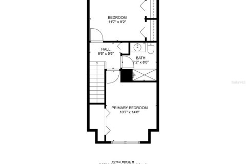 Touwnhouse à vendre à Winter Springs, Floride: 2 chambres, 83.24 m2 № 2380932 - photo 6