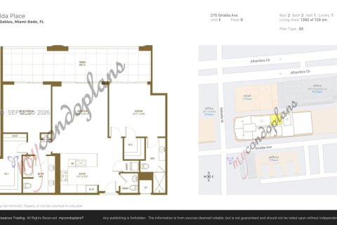 Condo in Coral Gables, Florida, 2 bedrooms  № 2060906 - photo 19