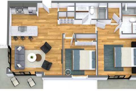Appartement à louer à Hollywood, Floride: 2 chambres, 1704.85 m2 № 1742054 - photo 5