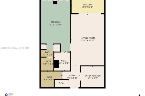 Copropriété à vendre à Hallandale Beach, Floride: 1 chambre, 76.92 m2 № 1898036 - photo 25